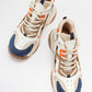 Lowel Navy Multi Sneaker Boot (Women)