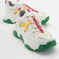 Leona - White Fuchsia Sport Sneakers (Women)