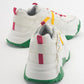 Leona - White Fuchsia Sport Sneakers (Women)