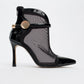 Grove - Black Patent Back-Zip High Heel Boot (Women)