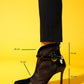 Grove - Black Patent Back-Zip High Heel Boot (Women)