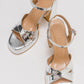Lello - Silver Platform Heel Shoe (Women)