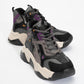 Lowel Black-Purple Sneaker Boot (Women)
