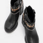 Boliva - Black Block Heel Boot (Women)