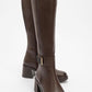 Moreni - Cognac Block Heel Knee-High Boot (Women)
