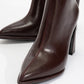 Aja - Burgundy Red Block Heel Convertible Knee-high Boot (women)