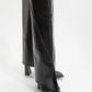 Aja - Black Block Heel Convertible Knee-High Boot (Women)
