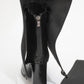 Aja - Black Block Heel Convertible Knee-High Boot (Women)