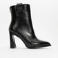Aja - Black Block Heel Convertible Knee-High Boot (Women)