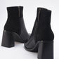 Ropa - Black Heeled Boot (Women)