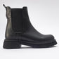 Marly - Black Elastic Chelsea Boot (Women)