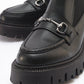 Vesper Black Buckled Chelsea Boot (Women)