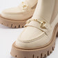 Vesper Beige Buckled Chelsea Boot (Women)