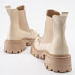 Vesper Beige Buckled Chelsea Boot (Women)