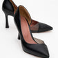 653 - Black Heeled Shoe (Women)