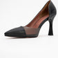 653 Heeled Shoe Black