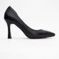 653 - Black Heeled Shoe (Women)