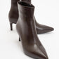 Noya - Brown Pointed Toe Stiletto Heel Boot (Women)
