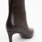 Noya - Brown Pointed Toe Stiletto Heel Boot (Women)