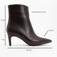 Noya - Brown Pointed Toe Stiletto Heel Boot (Women)