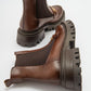 Vesper Cognac Brown Buckled Chelsea Boot (Women)