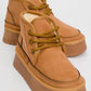 Ovela - Cognac Chunky Sole Lace-Up Sport Boot (Women)