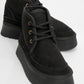 Ovela - Black Chunky Sole Lace-Up Sport Boot (Women)