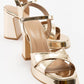 Lello - Gold Platform Heel Shoe (Women)