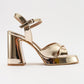 Lello - Gold Platform Heel Shoe (Women)