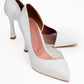 653 Heeled Shoe White