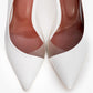 653 Heeled Shoe White