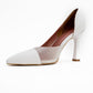 653 Heeled Shoe White