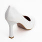 653 Heeled Shoe White