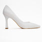653 Heeled Shoe White