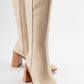 Maranta - Beige Heeled Knee-High Boot (Women)