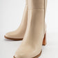 Maranta - Beige Heeled Knee-High Boot (Women)