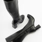Maranta - Black Heeled Knee-High Boot (Women)