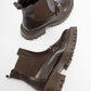 Vesper Brown Buckled Chelsea Boot (Women)