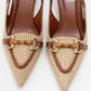 Osca - Cognac Pointed-Toe Heeled Pump (Women)