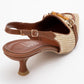 Osca - Cognac Pointed-Toe Heeled Pump (Women)