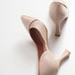 653 Heeled Shoe Nude