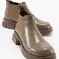 Cafune - Taupe Patent Boot (Women)