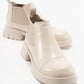 Cafune - Beige Patent Boot (Women)