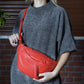 Bianca - Red Leather Crossbody Bag