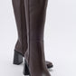 Maranta - Brown Heeled Knee-High Boot (Women)