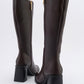 Maranta - Brown Heeled Knee-High Boot (Women)