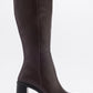 Maranta - Brown Heeled Knee-High Boot (Women)