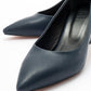 Pedra - Navy Heeled Shoe (Women)