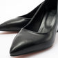 Pedra - Black Heeled Shoe (Women)