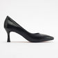 Pedra - Black Heeled Shoe (Women)